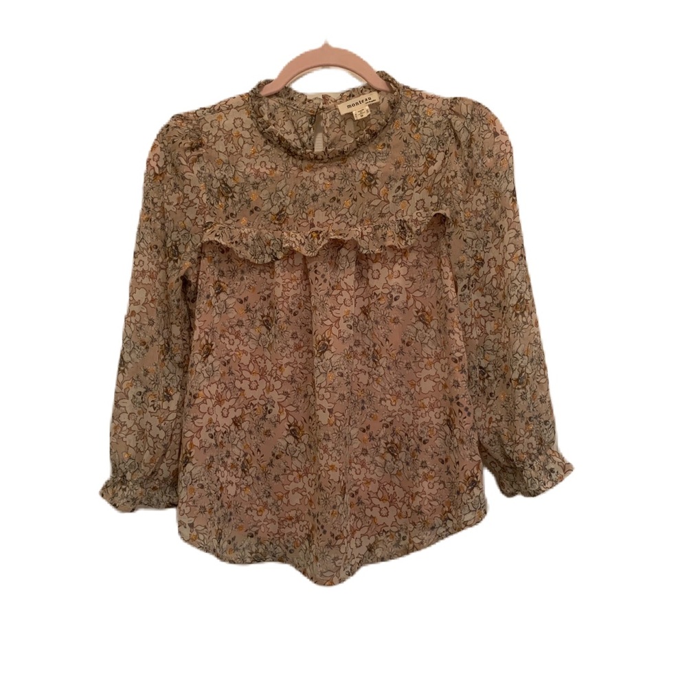 Monteau Los Angeles floral women’s blouse size small